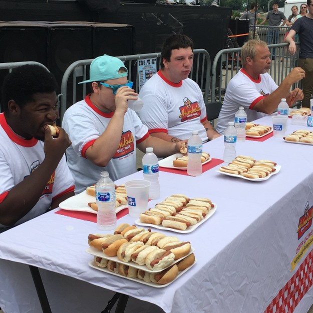 Famous Lunch's Hot Dog Record Challenge