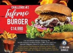 Ridiculous Burger's Inferno Burger Challenge