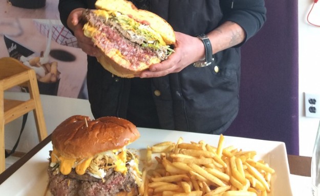 Spuds Pommes Fries Burger Challenge
