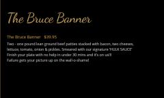 Resolve Bar's "Bruce Banner" Burger Challenge