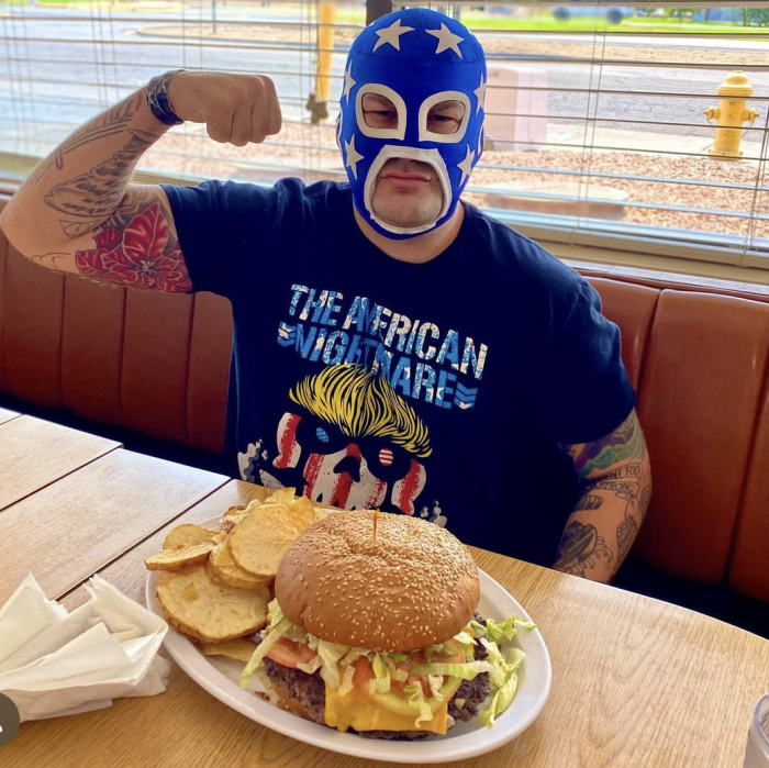 Omelet House of Henderson's "Monster" Burger Challenge