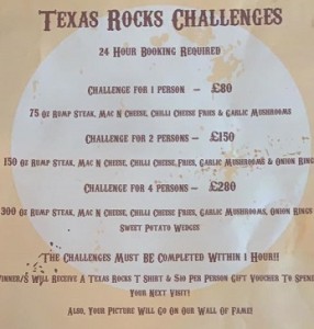 The Texas Rocks Steak Challenge