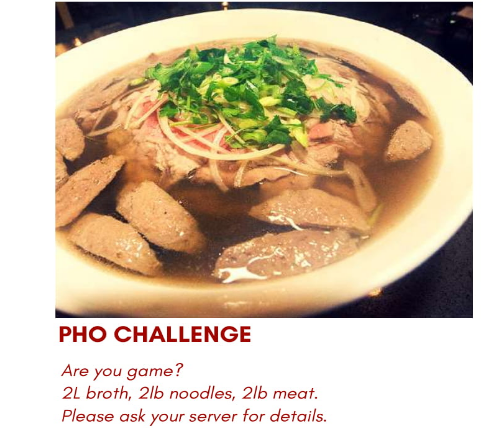 XO Bistro's Pho Challenge
