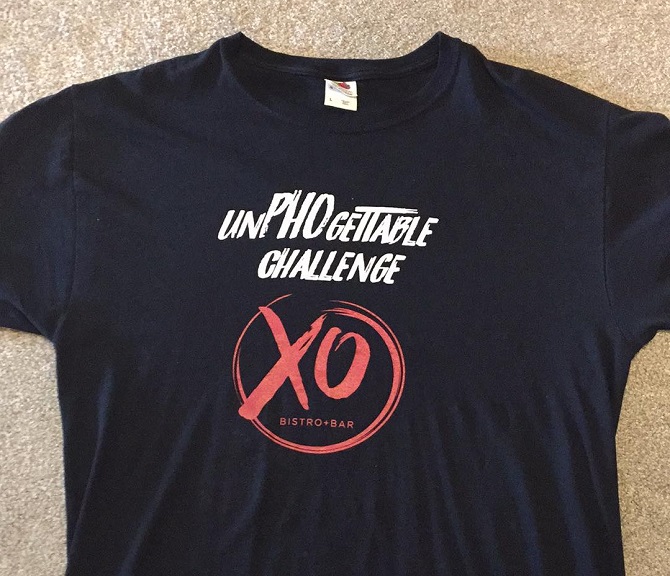 XO Bistro Tshirt Winning Prize