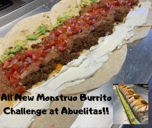 Abuelita's 7lb Monster Burrito Challenge