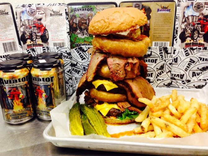 Aviator's King Kong Boilover Burger Challenge