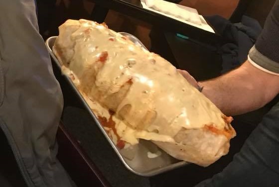 Chicharo's Mexican Grill Burrito Challenge