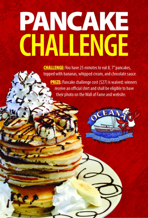 Oceana Grill's Dessert Pancakes Challenge Description