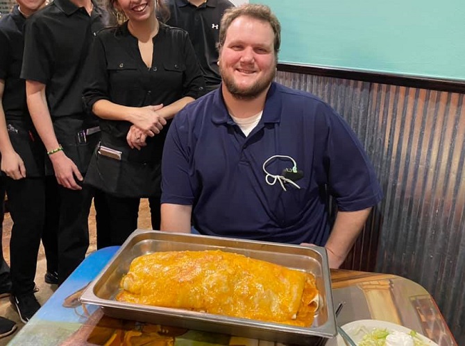 Pedro's Mexican Grill 6lb Burrito Challenge