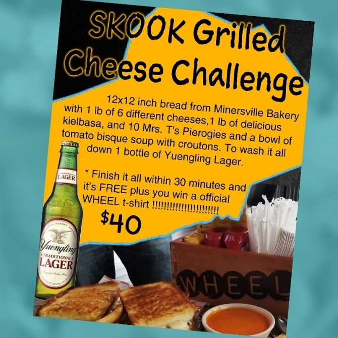 Wheel Pottsville Skook Grilled Cheese Challenge Details