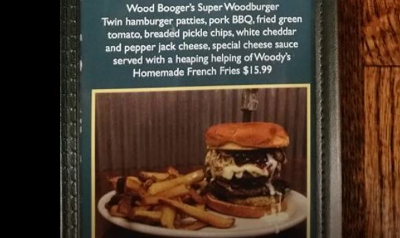 Wood Booger Grill's "Super WoodBurger" Challenge