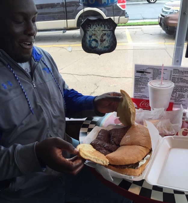 R B Drive In BeltBuster Burger Challenge