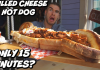 Big Pappi's "Freak" Grilled Cheese Hot Dog Challenge