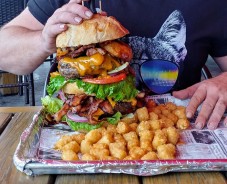Time Out Sports Bar Titan Burger Challenge