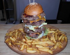 Punk Food Bistro’s "Big Punk" Burger Challenge