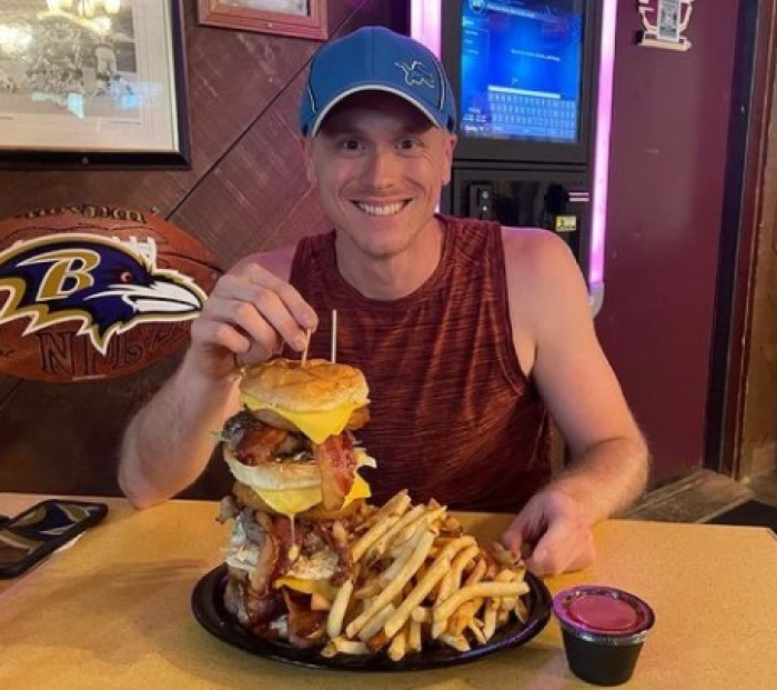 Barn Door's Sorry Bastard Burger Challenge