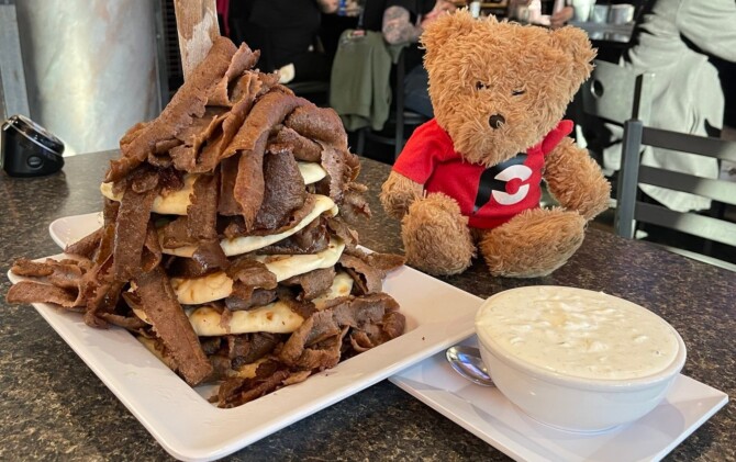Coliseum Stacked Gyro Challenge Fond du Lac