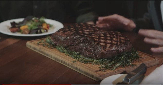 Lux Steakhouse's "Old 94oz'er" Steak Challenge