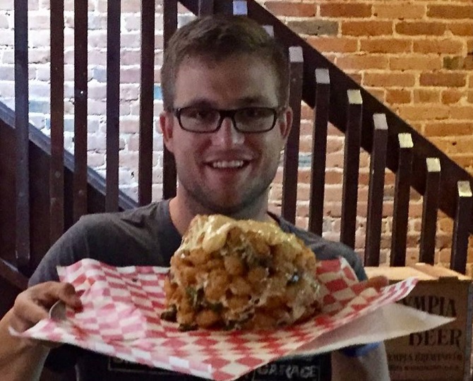 Dells Distillery's Cheesy Tater Tot Can Challenge