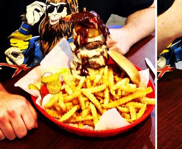 Rookies Troy Kansas Trojan Horse Burger Challenge