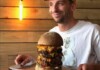 Burgers and Barrel's Hulk Burger Challenge