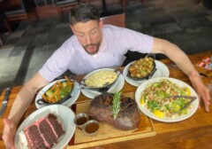 LUX Steakhouse's 94oz Steak Challenge