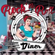 Rock n Roll Diner V8 Challenge Logo Finland