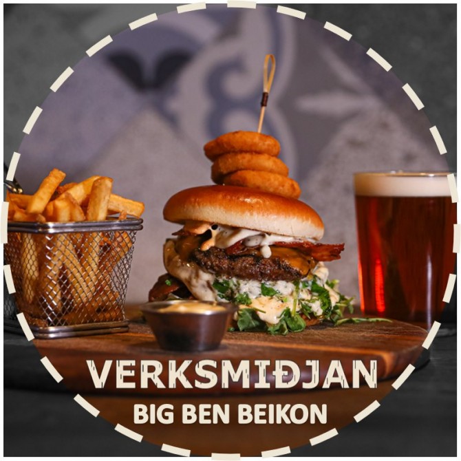 Verksmiðjan's Restaurant's Big Ben Beikon Burger Challenge