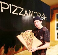 Pizzamoreh Jumbo Slice of Pizza Challenge