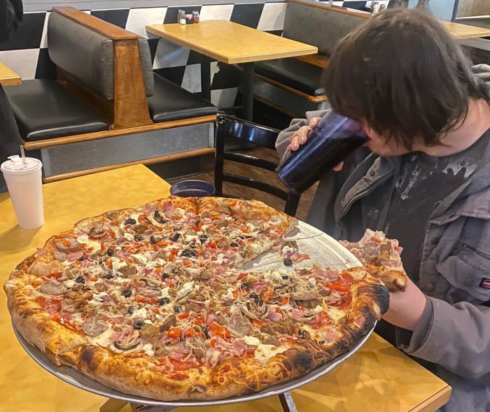 The Compass's "Ultimeat" Pizza Challenge