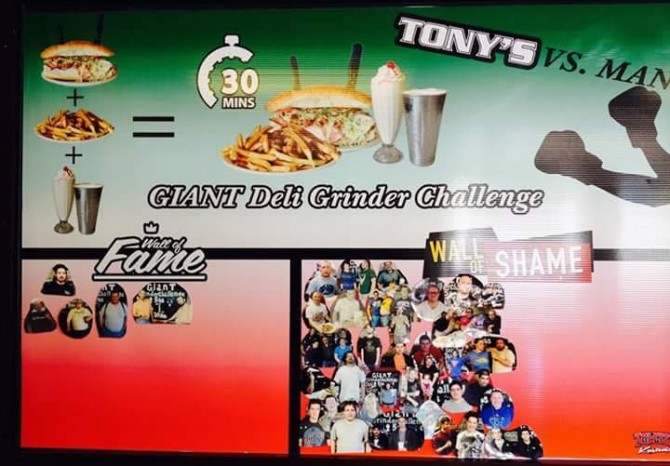 Tonys of Shields Giant Deli Grinder Challenge Saginaw