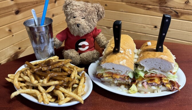 Tony's of Shields Giant Deli Grinder Sandwich Challenge Saginaw Michigan
