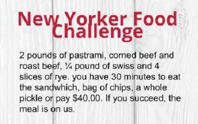 A Slice Of The Apple New Yorker Food Challenge Description