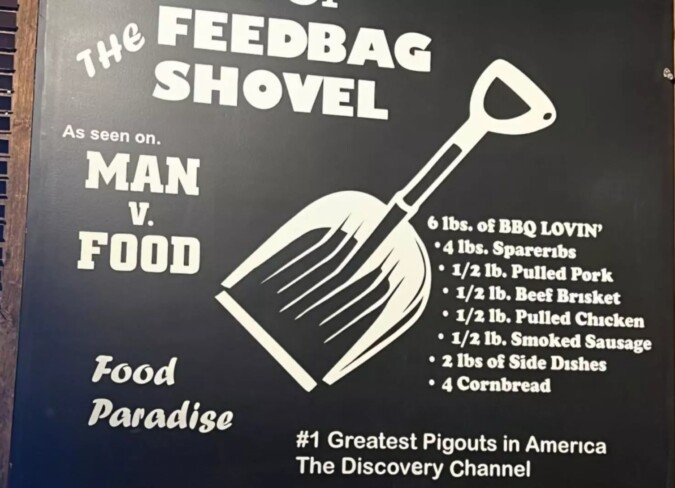KC's Rib Shack Feedbag Shovel Description