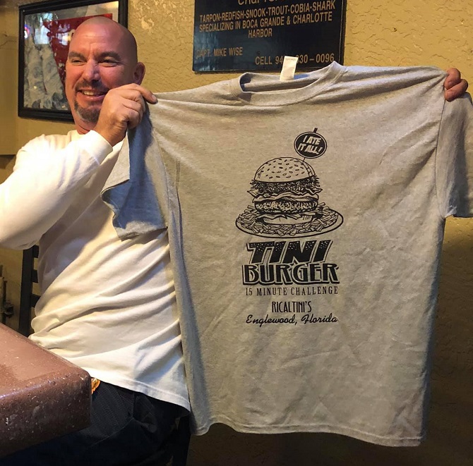 Ricaltini's Burger Challenge Englewood TShirt