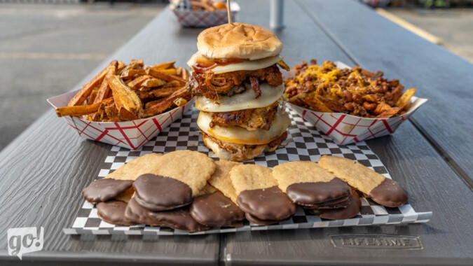 The Ranch's "Scotsman" Triple Barnyard Burger Challenge