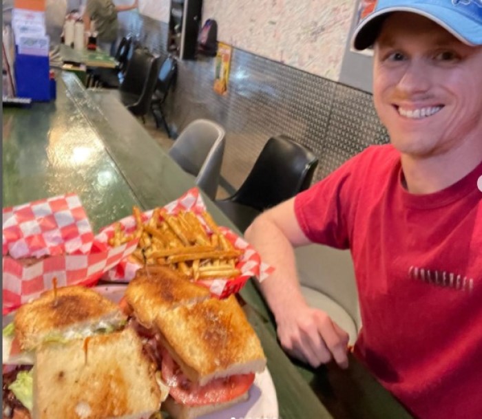 Cat Man Do's Grim Cheeser Sandwich Challenge