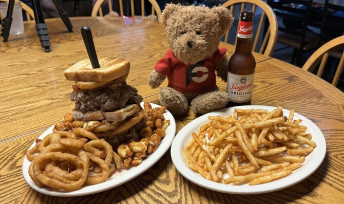 Kern's Kurbside Super Mammoth Burger Challenge Elmwood Wisconsin