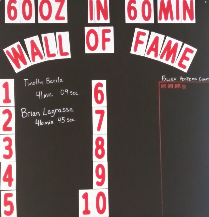 Carmen's Apples Burrito Challenge Wall of Fame