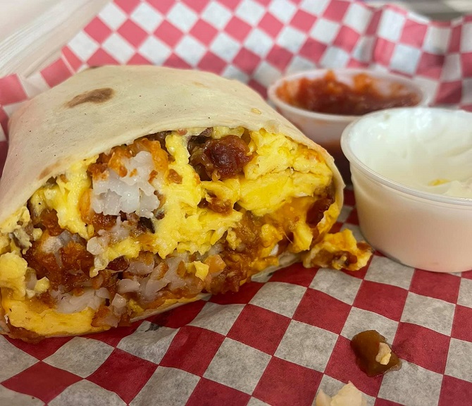 Carmen's Apples and More Breakfast Burrito Challenge