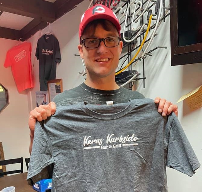 Kerns Kurbside Burger Challenge Winning Shirt