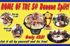 Loris Lickem Up Ice Creams 5lb Banana Split Challenge