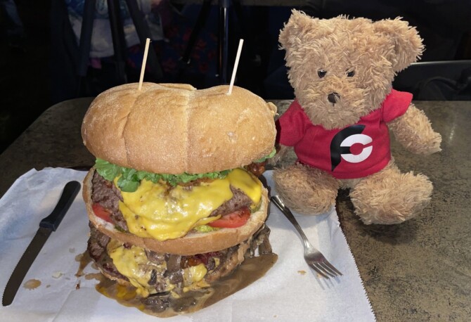 Frankie's Quadruple Bacon Cheeseburger Challenge Sheboygan