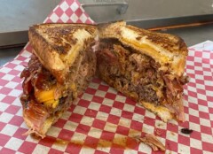 Biggs Smoke Trailer Burger Sandwich Challenge