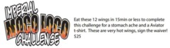 Aviator's Imperial Moco Loco Spicy Wing Challenge