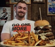 Bulldog Bar and Grill's 40oz Burger Challenge