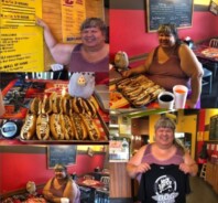 Dog Central's 2 Hours Hot Dog Record Challenge Women