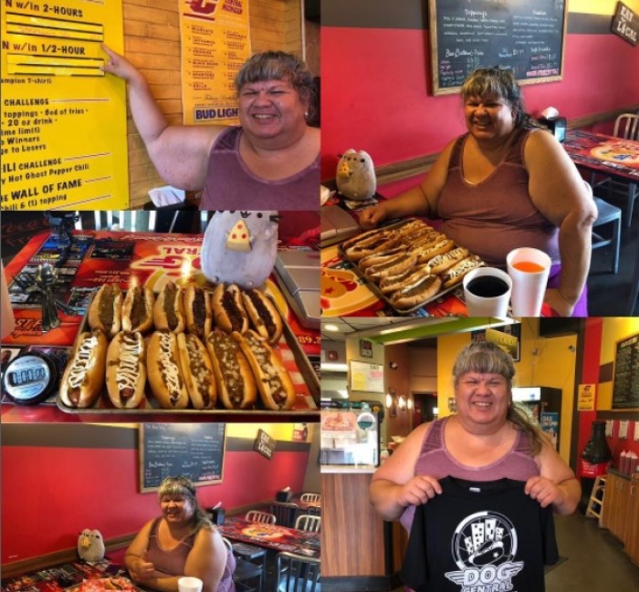 Dog Central's 2 Hours Hot Dog Record Challenge Women