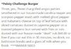 Feisty Pint's Spicy Burger Challenge Rules