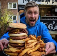 Rainbow Skull's Mad Max Vegan Burger Challenge